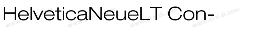 HelveticaNeueLT Con字体转换